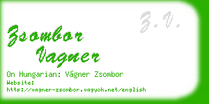 zsombor vagner business card